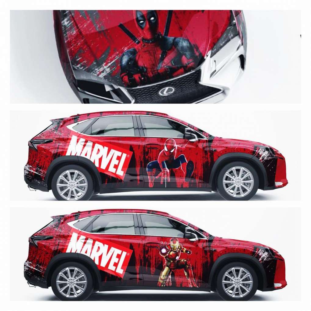 SKODA RS in MARVEL Style