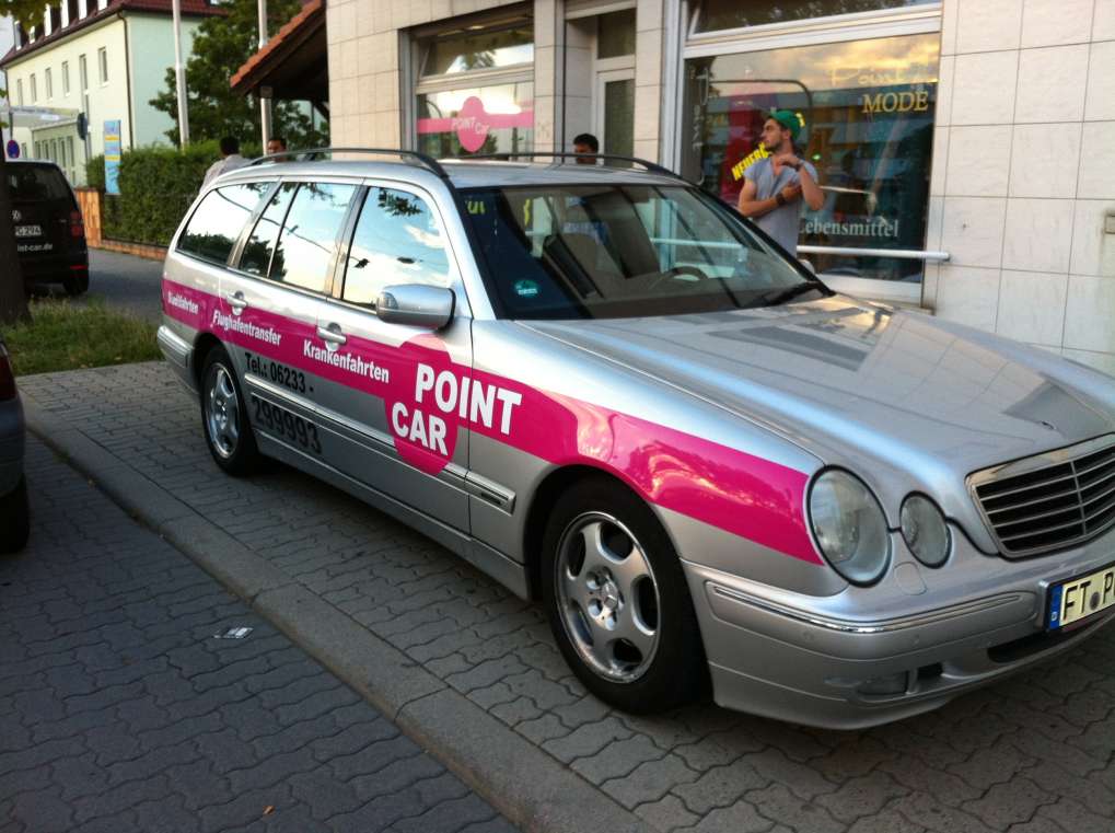 PointCar Taxi Frankenthal by #wrappingmonkeys