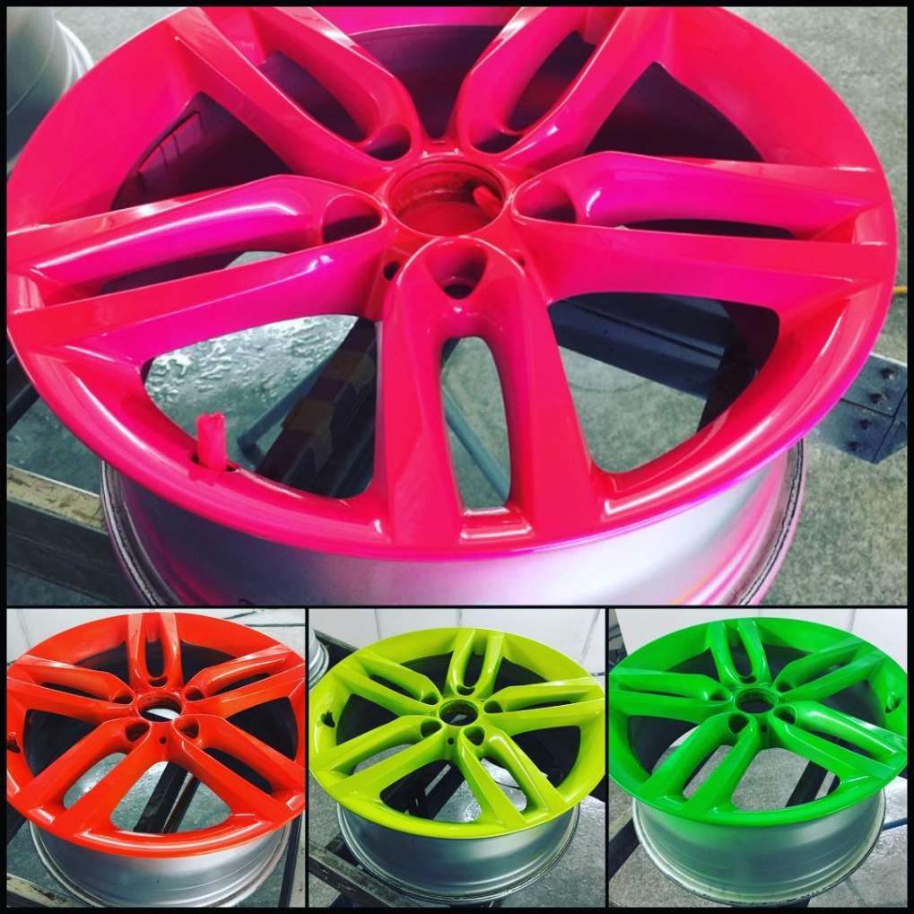 Colored Wheels by #wrappingmonkeys
